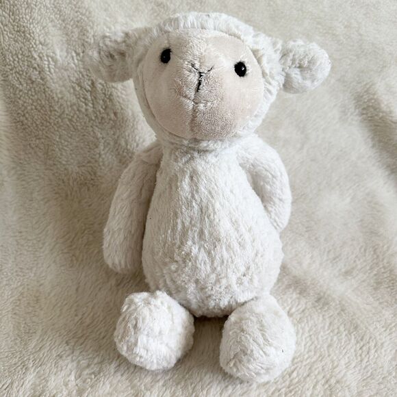 Jellycat Other - Jellycat London Bashful Lamb Lovey Cream White Medium 12" Stuffed Animal Plush